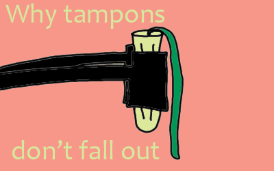 Why does my tampon fall out?